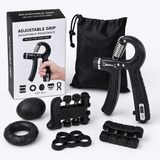 Set Hand Grip 5 en 1 con Resistencia Ajustable | Fortalece Manos y Antebrazos