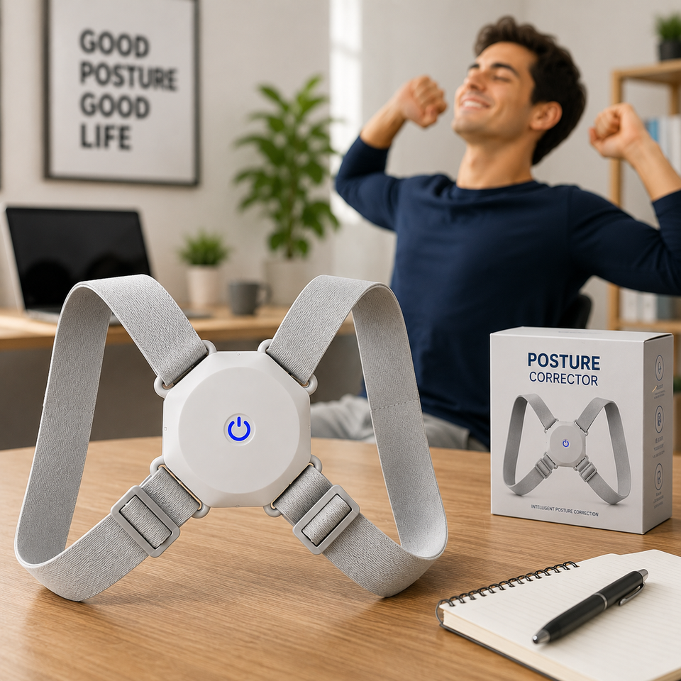 Corrector de Postura Inteligente con Sensor Recargable